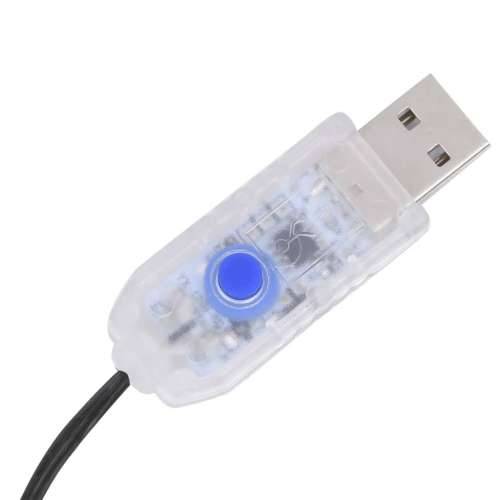 Mrežasta svjetla za božićno drvce 210 LED žarulja plava 210 cm - Plava 210 cm 1 Cijena