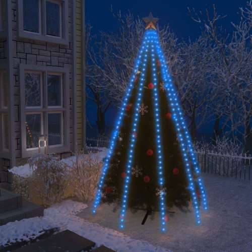 Mrežasta svjetla za božićno drvce 400 LED žarulja plava 400 cm
