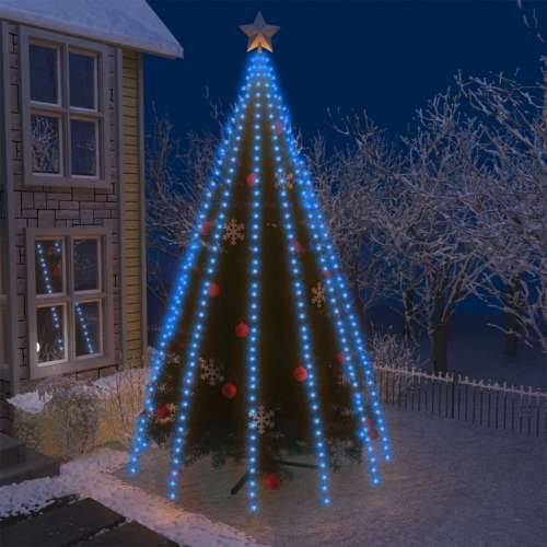 Svjetla za drvce 500 LED žarulja plava 500 cm unutarnja-vanjska
