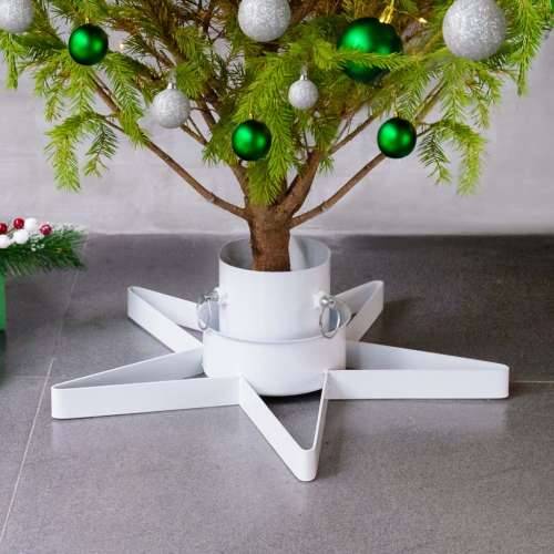 Stalak za božićno drvce bijeli 47 x 47 x 13,5 cm Cijena