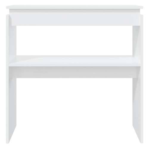 Konzolni stol bijeli 80 x 30 x 80 cm od konstruiranog drva - Bijela 1 80 cm Cijena