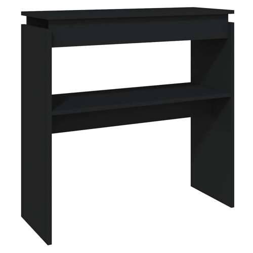 Konzolni stol crni 80 x 30 x 80 cm od konstruiranog drva - Crna 1 80 cm Cijena