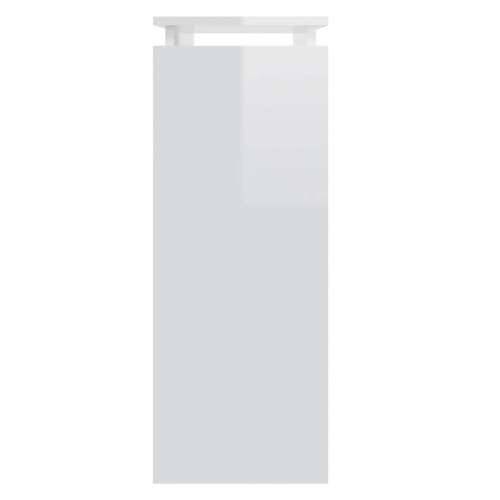 Konzolni stol visoki sjaj bijeli 80x30x80 cm konstruirano drvo - Visoko sjajno bijela 1 80 cm Cijena