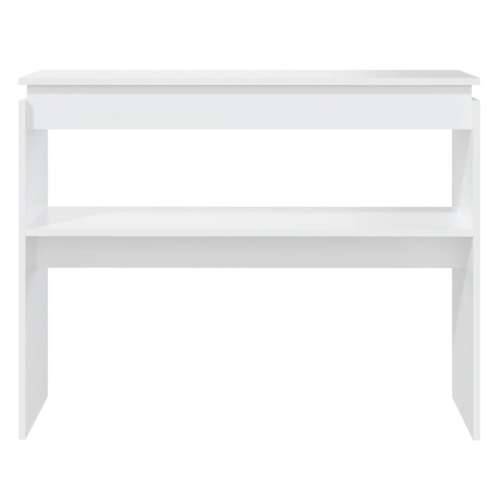 Konzolni stol bijeli 102 x 30 x 80 cm od konstruiranog drva - Bijela 1 102 cm Cijena