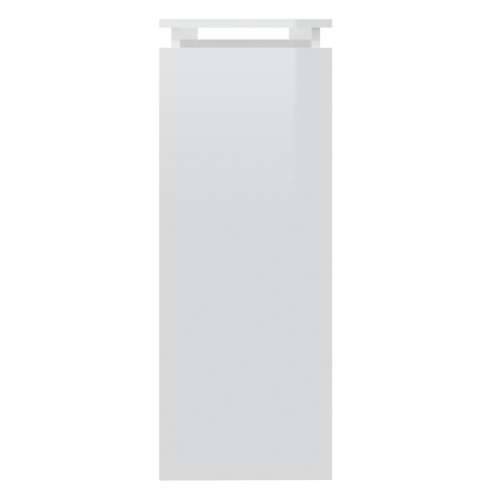 Konzolni stol visoki sjaj bijeli 102x30x80 cm konstruirano drvo - Visoko sjajno bijela 1 102 cm Cijena