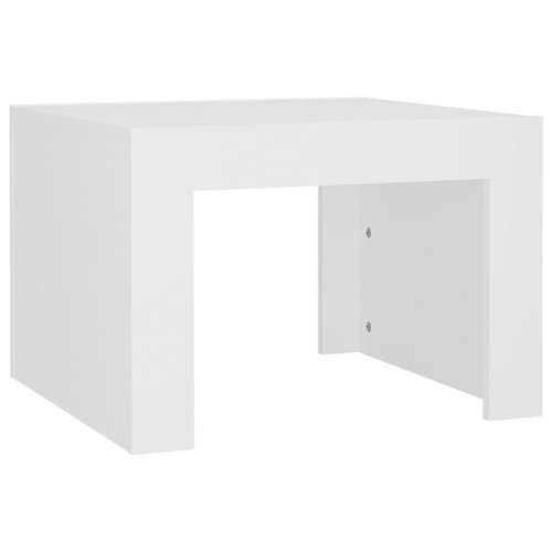 Stolić za kavu bijeli 50 x 50 x 35 cm od konstruiranog drva - Bijela 50 x 50 x 35 cm 1 Cijena