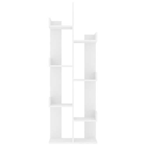 Ormarić za knjige bijeli 48 x 25,5 x 140 cm konstruirano drvo - Bijela 1 48 cm Cijena