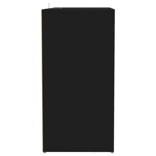Ormarić za cipele crni 60 x 35 x 70 cm od konstruiranog drva - Crna 60 x 35 x 70 cm 1 shoe cabinet with door Cijena