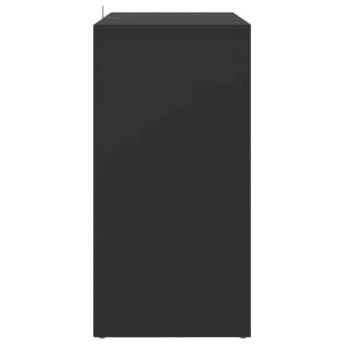Ormarić za cipele crni 60 x 35 x 70 cm od konstruiranog drva - Crna 60 x 35 x 70 cm 1 shoe cabinet without door Cijena