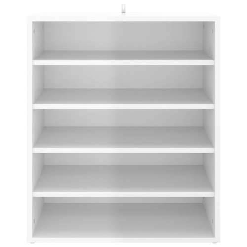 Ormarić za cipele visoki sjaj bijeli 60 x 35 x 70 cm od iverice - Visoko sjajno bijela 60 x 35 x 70 cm 1 shoe cabinet without do Cijena