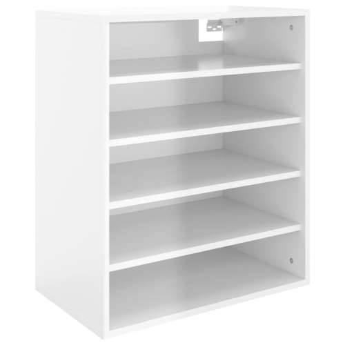 Ormarić za cipele visoki sjaj bijeli 60 x 35 x 70 cm od iverice - Visoko sjajno bijela 60 x 35 x 70 cm 1 shoe cabinet without do Cijena