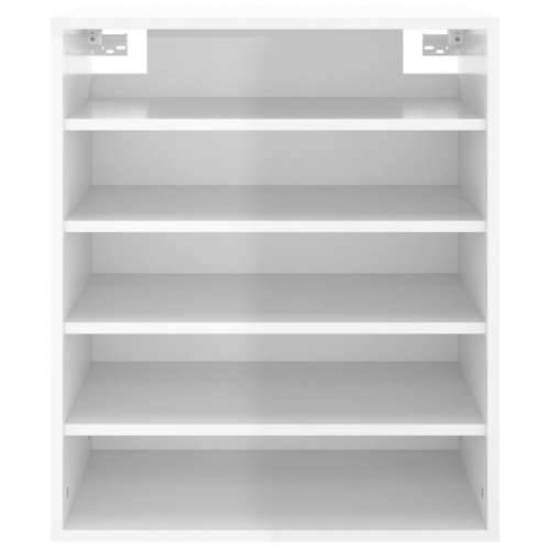 Ormarić za cipele visoki sjaj bijeli 60 x 35 x 70 cm od iverice - Visoko sjajno bijela 60 x 35 x 70 cm 1 shoe cabinet without do Cijena