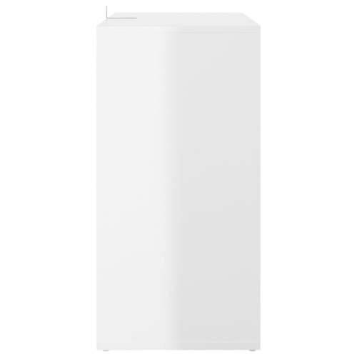 Ormarić za cipele visoki sjaj bijeli 60 x 35 x 70 cm od iverice - Visoko sjajno bijela 60 x 35 x 70 cm 1 shoe cabinet without do Cijena