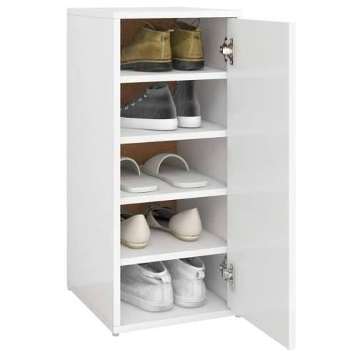 Ormarić za cipele bijeli 32 x 35 x 70 cm konstruirano drvo - Bijela 31.5 x 35 x 70 cm 1 shoe cabinet with door Cijena