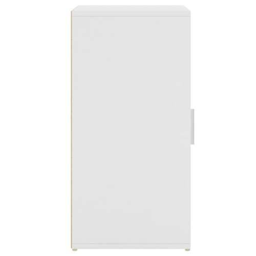 Ormarić za cipele bijeli 32 x 35 x 70 cm konstruirano drvo - Bijela 31.5 x 35 x 70 cm 1 shoe cabinet with door Cijena