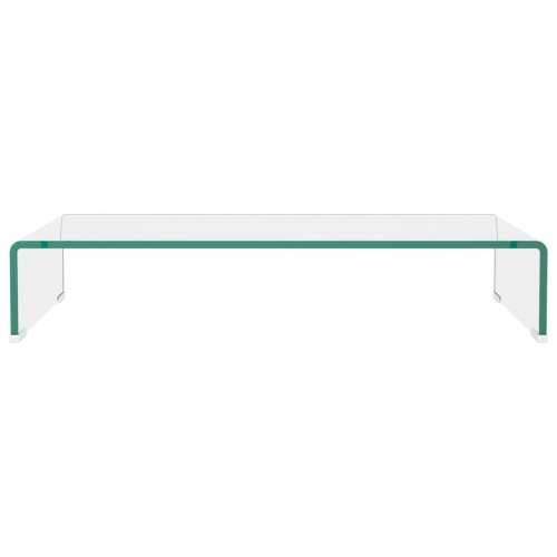 Stalak za TV /Monitor Prozirno Staklo 70x30x13 cm - *Transparent*an 70 x 30 x 13 cm 1 Cijena