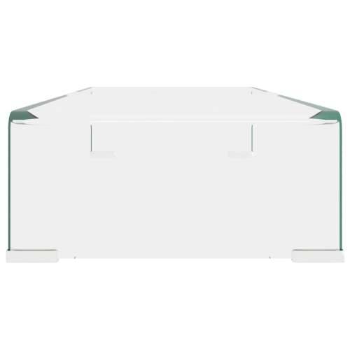 Stalak za TV /Monitor Prozirno Staklo 70x30x13 cm - *Transparent*an 70 x 30 x 13 cm 1 Cijena