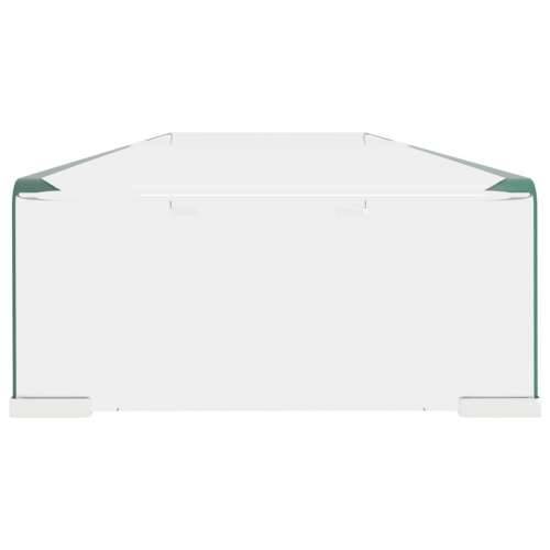 Stalak za TV /Monitor Prozirno Staklo 110x30x13 cm - *Transparent*an 110 x 30 x 13 cm 1 Cijena