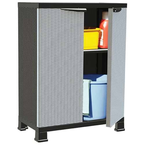 Plastični ormarić 68 x 39 x 92 cm dizajn ratana - 68 x 39 x 92 cm 1 Cijena