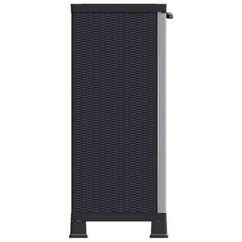 Plastični ormarić 68 x 39 x 92 cm dizajn ratana - 68 x 39 x 92 cm 1 Cijena