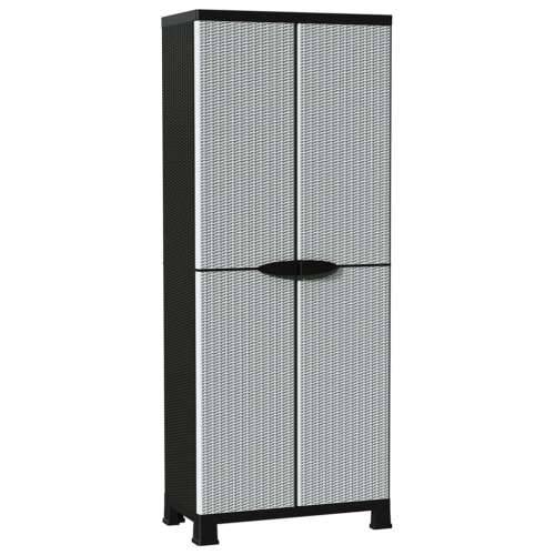 Plastični ormarić 68 x 39 x 171,5 cm dizajn ratana - 68 x 39 x 171.5 cm 1 Cijena