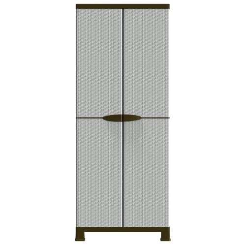 Plastični ormarić 68 x 39 x 171,5 cm dizajn ratana - 68 x 39 x 171.5 cm 1 Cijena