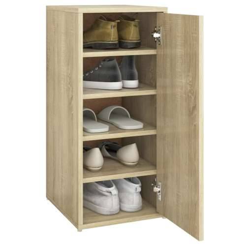 Ormarić za cipele boja hrasta sonome 32 x 35 x 70 cm od iverice - sonoma hrast 31.5 x 35 x 70 cm 1 shoe cabinet with door Cijena