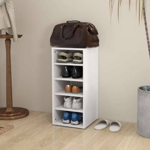 Ormarić za cipele bijeli 31,5 x 35 x 70 cm konstruirano drvo - Bijela 31.5 x 35 x 70 cm 1 shoe cabinet without door Cijena