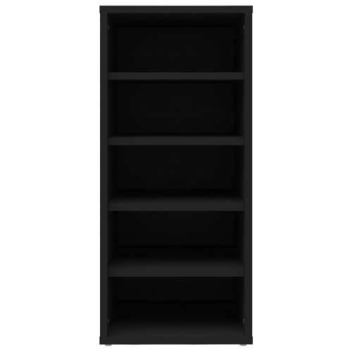 Ormarić za cipele crni 31,5 x 35 x 70 cm od iverice  - Crna 31.5 x 35 x 70 cm 1 shoe cabinet without door Cijena