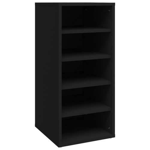 Ormarići za cipele 2 kom crni 31,5x35x70 cm konstruirano drvo - Crna 31.5 x 35 x 70 cm 1 2x shoe cabinet without door Cijena
