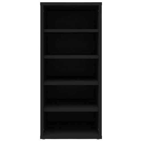 Ormarići za cipele 2 kom crni 31,5x35x70 cm konstruirano drvo - Crna 31.5 x 35 x 70 cm 1 2x shoe cabinet without door Cijena
