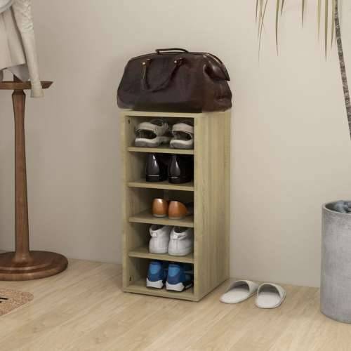 Ormarić za cipele boja hrasta 31,5x35x70 cm konstruirano drvo - sonoma hrast 31.5 x 35 x 70 cm 1 shoe cabinet without door Cijena