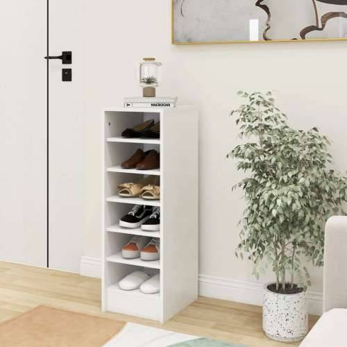 Ormarić za cipele bijeli 31,5 x 35 x 90 cm konstruirano drvo - Bijela 31.5 x 35 x 92 cm 1 shoe cabinet without door Cijena