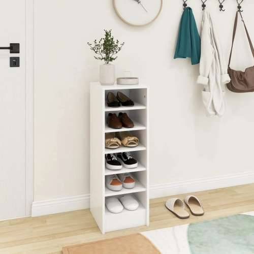 Ormarić za cipele bijeli 31,5 x 35 x 90 cm konstruirano drvo - Bijela 31.5 x 35 x 92 cm 1 shoe cabinet without door Cijena