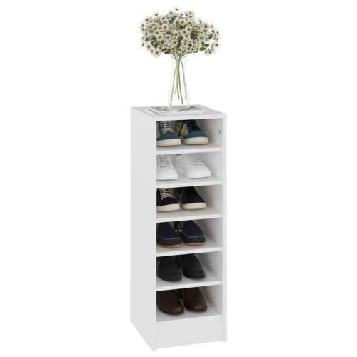 Ormarić za cipele bijeli 31,5 x 35 x 90 cm konstruirano drvo - Bijela 31.5 x 35 x 92 cm 1 shoe cabinet without door Cijena