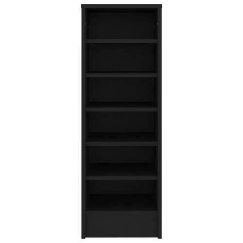 Ormarić za cipele crni 31,5 x 35 x 90 cm konstruirano drvo - Crna 31.5 x 35 x 92 cm 1 shoe cabinet without door Cijena
