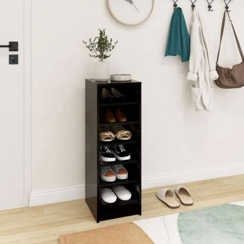 Ormarić za cipele crni 31,5 x 35 x 90 cm konstruirano drvo - Crna 31.5 x 35 x 92 cm 1 shoe cabinet without door Cijena