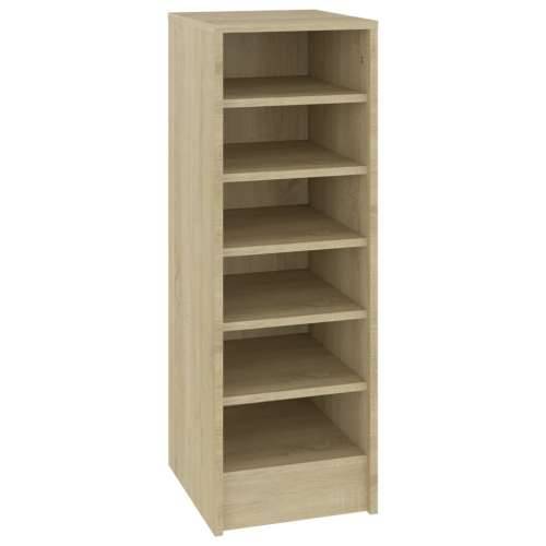 Ormarić za cipele boja hrasta 31,5x35x90 cm konstruirano drvo - sonoma hrast 31.5 x 35 x 92 cm 1 shoe cabinet without door Cijena