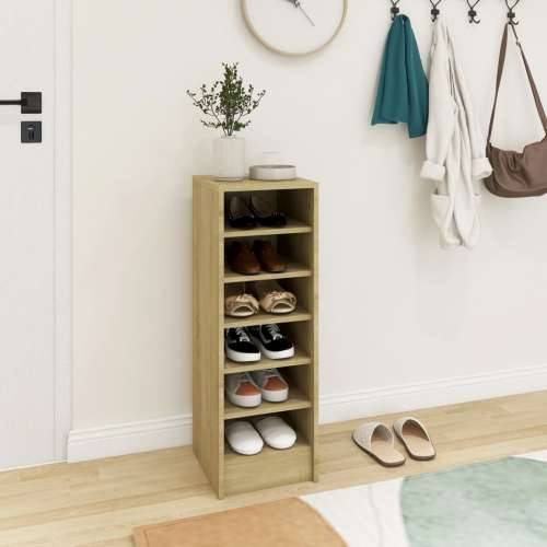 Ormarić za cipele boja hrasta 31,5x35x90 cm konstruirano drvo - sonoma hrast 31.5 x 35 x 92 cm 1 shoe cabinet without door Cijena
