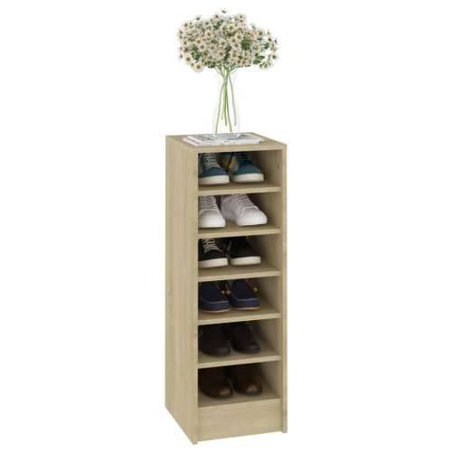 Ormarić za cipele boja hrasta 31,5x35x90 cm konstruirano drvo - sonoma hrast 31.5 x 35 x 92 cm 1 shoe cabinet without door Cijena