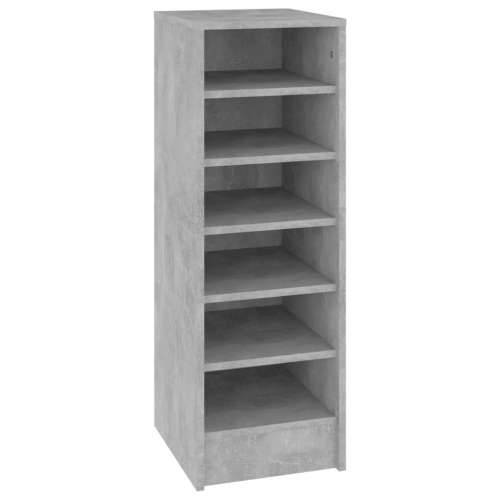 Ormarić za cipele boja betona 31,5x35x90 cm konstruirano drvo - Beton siva 31.5 x 35 x 90 cm 1 shoe cabinet without door Cijena