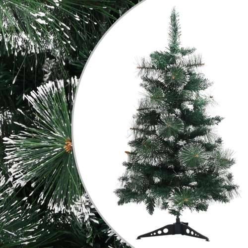 Umjetno božićno drvce sa stalkom zeleno-bijelo 60 cm PVC Cijena