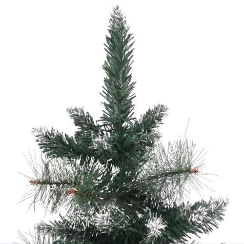Umjetno božićno drvce sa stalkom zeleno-bijelo 90 cm PVC Cijena