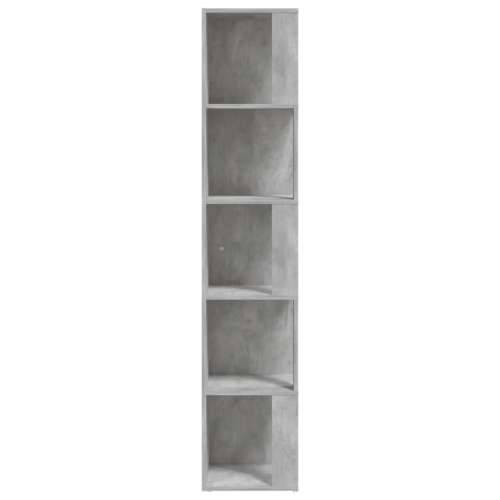 Kutni ormarić boja betona 33 x 33 x 164,5 cm konstruirano drvo - Beton siva 33 x 33 x 164.5 cm 1 Cijena