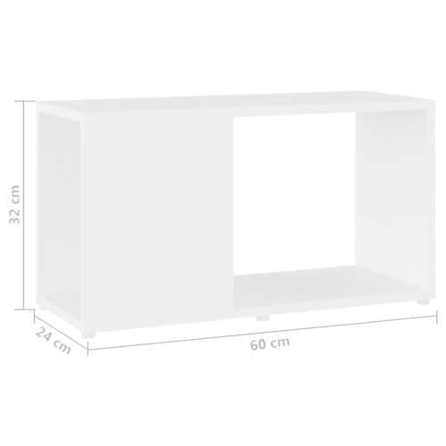 TV ormarić bijeli 60 x 24 x 32 cm od iverice - Bijela 60 x 24 x 32 cm 1 Cijena