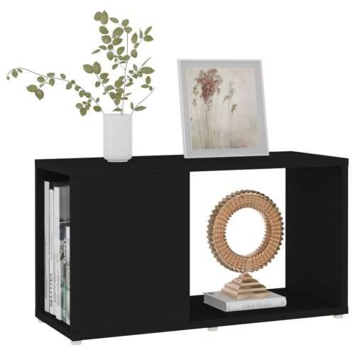 TV ormarić crni 60 x 24 x 32 cm od iverice - Crna 1 60 x 24 x 32 cm Cijena