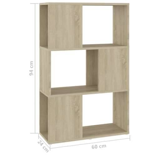 Ormarić za knjige / pregrada boja hrasta 60x24x94 cm drveni - sonoma hrast 1 60 x 24 x 94 cm Cijena