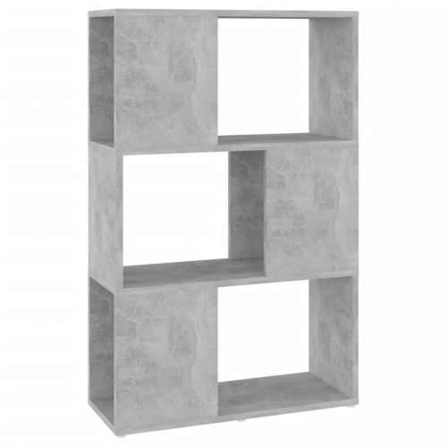 Ormarić za knjige / pregrada boja betona 60x24x94 cm drveni - Beton siva 1 60 x 24 x 94 cm Cijena