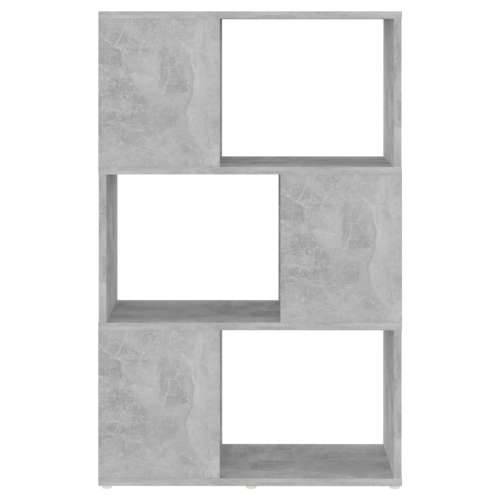 Ormarić za knjige / pregrada boja betona 60x24x94 cm drveni - Beton siva 1 60 x 24 x 94 cm Cijena