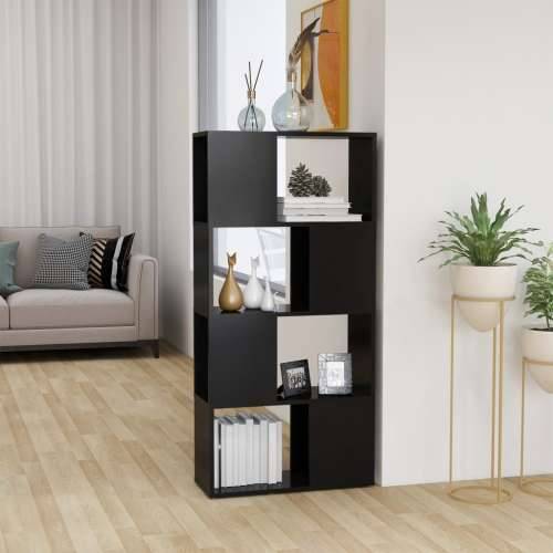 Ormarić za knjige / Paravan - Sobna pregrada sivi 60x24x124,5 cm drveni - Siva 1 60 x 24 x 124.5 cm Cijena